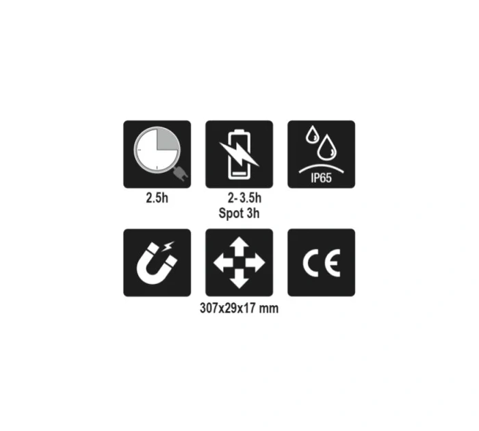 Lámpara de inspección ultraslim de 3 LEDs - 1838SLIM - Imagen 6